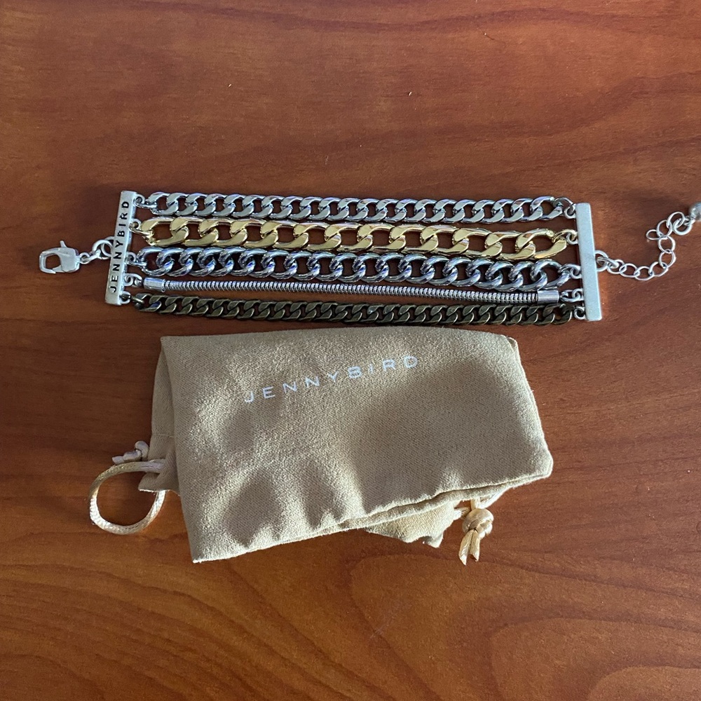 Beautiful never been worn Jenny Bird chain bracelet!